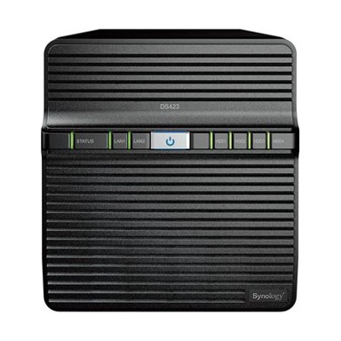 SYNOLOGY DS423 DiskStation 4-bay NAS server, 2.5"/3.5" HDD/SSD tvrdi disk, Wake on LAN/WAN, 2GB, G-LAN, 2x USB 3.2